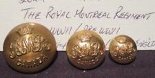 Royal Montreal Regiment Canada WWII/Pre-WWII Trio of JR Gaunt & Son Buttons picture
