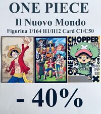 Panini One Piece Il nuovo mondo Figurine da 1-164 e H1-H12 Cards C1-C50 Scegli picture