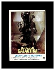 BattleStar Galactica Trading Card 1978 Vintage #53 Lotays Musicians picture