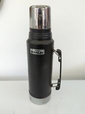 Vintage Stanley Aladdin Black Vacuum Bottle Thermos A-944DH Quart GB8 picture