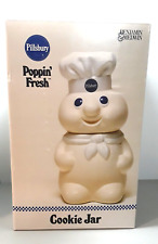 Vintage 1988 12” Pillsbury Doughboy Poppin Fresh Ceramic Cookie Jar NEW in Box picture
