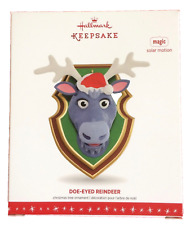 Hallmark 2016 Doe-Eyed Reindeer- Keepsake Ornament Magic Solar Motion MIB picture
