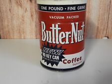 Vintage 1 lb Butter-nut Coffee Tin Can picture