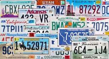 SINGLE Recent USA License Plate - You choose the state - $1 SHIPPING ANY AMOUNT picture