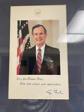 George H.W. Bush 41st President Original SIGNED Photo picture
