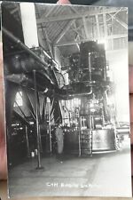 Vintage RPPC Real Photo Postcard Calumet & Heck’s Railroad Engine Superior View picture