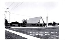 Real Photo Postcard Trinity Lutheran Church in Webster City, Iowa picture