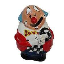 Vintage Clown Bank Capsco Japan Ceramic Colorful picture