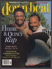 DOWN BEAT Herbie Hancock Quincy Jones Andre Previn 1 1990 picture