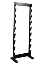 8 Tier Black Lacquered Wood Sword Floor Display Stand  picture