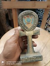 Authentic Antique Hand-Carved Egyptian Key of Life Statue in Rare Marvelous  picture