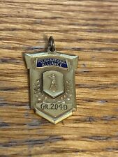 Vintage 1935 Polish National Alliance Gold Tone FOB picture