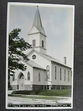 Antique Postcard RPPC St. Paul's Lutheran Church Mayville WI Hand Tinted B2571 picture