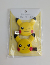 NEW Pokemon Center Japan 2020 Pikachu set of 2 hair clips picture