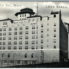 c1910s Long Beach, L.I. Casa Del Mar Litho Photo Postcard Island New York NY A28 picture