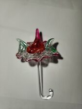 Small Glass Umbrella With Unicorn Horn & Rose GC picture