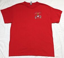 US Army Sapper Ranger Airborne Morale Shirt Large Red  picture