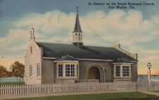 Postcard FL Fort Walton St Simons on Sound Episcopal Church Vintage PC G3437 picture