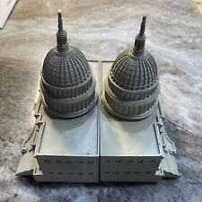 Vintage Capital Building Bookends, Handsome Detail For Your Book Shelf picture
