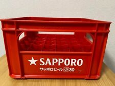SAPPORO BEER 334ml 30 Bottles Bottled Beercase Empty Plastic Crate Import Japan picture