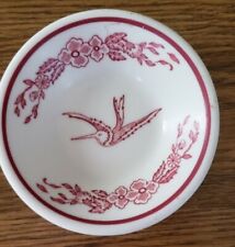 VTG JACKSON CHINA COOK'S HOTEL & RESTAURANT SUPPLY CO. sauce dish with bird picture