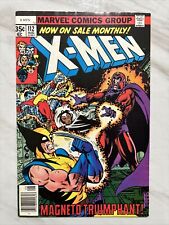 X-Men #112 (1978) FN Magneto Triumphant Wolverine Battle  George Perez Cover Art picture