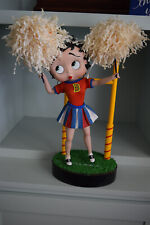 VTG Danbury Mint Betty Boop Cheerleader 1997 Porcelain Collector Doll Figurine picture