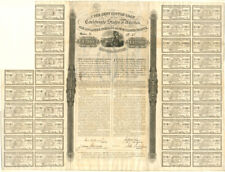Confederate Cotton Loan Bond signed by John Slidell - 1863 dated 500 British Pou picture