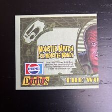 1991 Monster Match Doritos Pepsi Promo The Wolf Man $5 Rare Item Monster Money picture