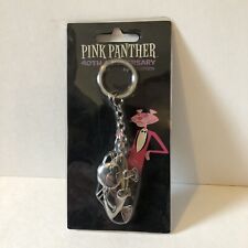 PINK PANTHER 40TH ANNIVERSARY METAL  KEY CHAIN KEY RING 2004 picture