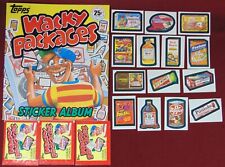 Vintage 1982 Wacky Packages Book With 14 Stickers Topps picture