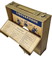 Antique Linguaphone Czechoslovakian Conversational Course 16 Records 78 RPM picture