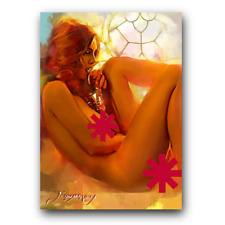 Marilyn Lange #7 Art Card Limited 39/50 Edward Vela Signed (Censored) picture