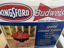 vintage collectible budweiser/kingsford mini kettle grill picture