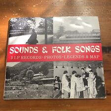 Rare Vtg Sounds & Folk Songs 3 LP Records Photos Legends & Map Sounds of Japan picture