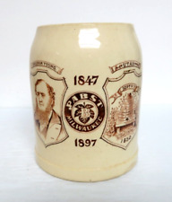 1897 Pabst Beer Pre-Pro Brigham Young Utah stein picture