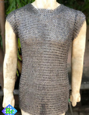 9 MM Sleeveless Shirt | 9MM Flat Riveted With Flat Washer Chain mail shirt picture