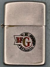 Vintage 1937-1950 BF Goodrich 3 Barrel Hinge Chrome Zippo Lighter picture
