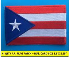 PUERTO RICO FLAG PATCH EMBROIDERED APPLIQUE IRON-ON SEW-ON (3 1/2