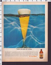 1962 Vintage Print Ad Olympia Beer picture