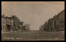 RPPC Early 1900's Main Street East Ryan Iowa Postcard McCormick Store Front picture