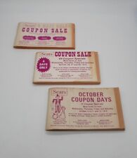 Vintage 73 & 74 Sears Ohio Eastland Northland Westland Mall Coupon Sale Book LOT picture