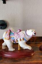 Vintage Lenox Carousel Polar Bear c 1991 Hand Crafted in Thailand picture