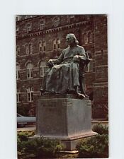 Postcard Statue in Georgetown University Archbishop John Carroll Past picture