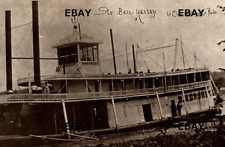 C 1907-1920s RPPC Postcard Steamboat B Hershey Le Claire KRUXO BW picture