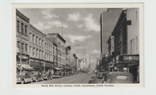 Greensboro NC~South Elm Street~1943 Postcard picture