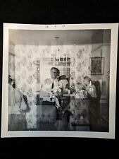 Vintage Photo 1960s  1969 Double Exposure Family Admiring Mother Baby Couple  picture