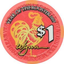 Wynn Casino Las Vegas Nevada $1 Year of the Rooster Chip 2017 picture