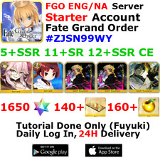 [ENG/NA][INST] FGO / Fate Grand Order Starter Account 5+SSR 140+Tix 1680+SQ picture