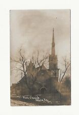 Vintage Postcard ** RPPC OF PRESBYTERIAN CHURCH * ALBIA IA * IOWA * 1908 picture